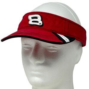 Dale Earnhardt Jr NASCAR Youth Visor Hat Cap Red Chase Child Kids Boys Girls